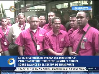 Se espera rueda de prensa del ministro para el Transporte Terrestre