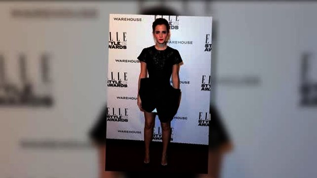Emma Watson Presents Herself At Elle Style Awards Wearing Giant Bow