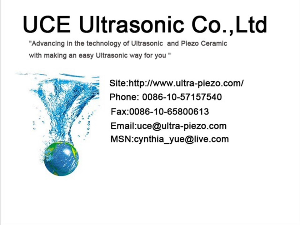 piezoelectric ultrasonic transducer - uce ultrasonic transducer