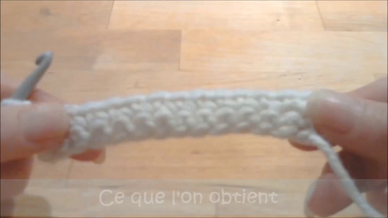 Cours de crochet N°02 - La Maille Serrée