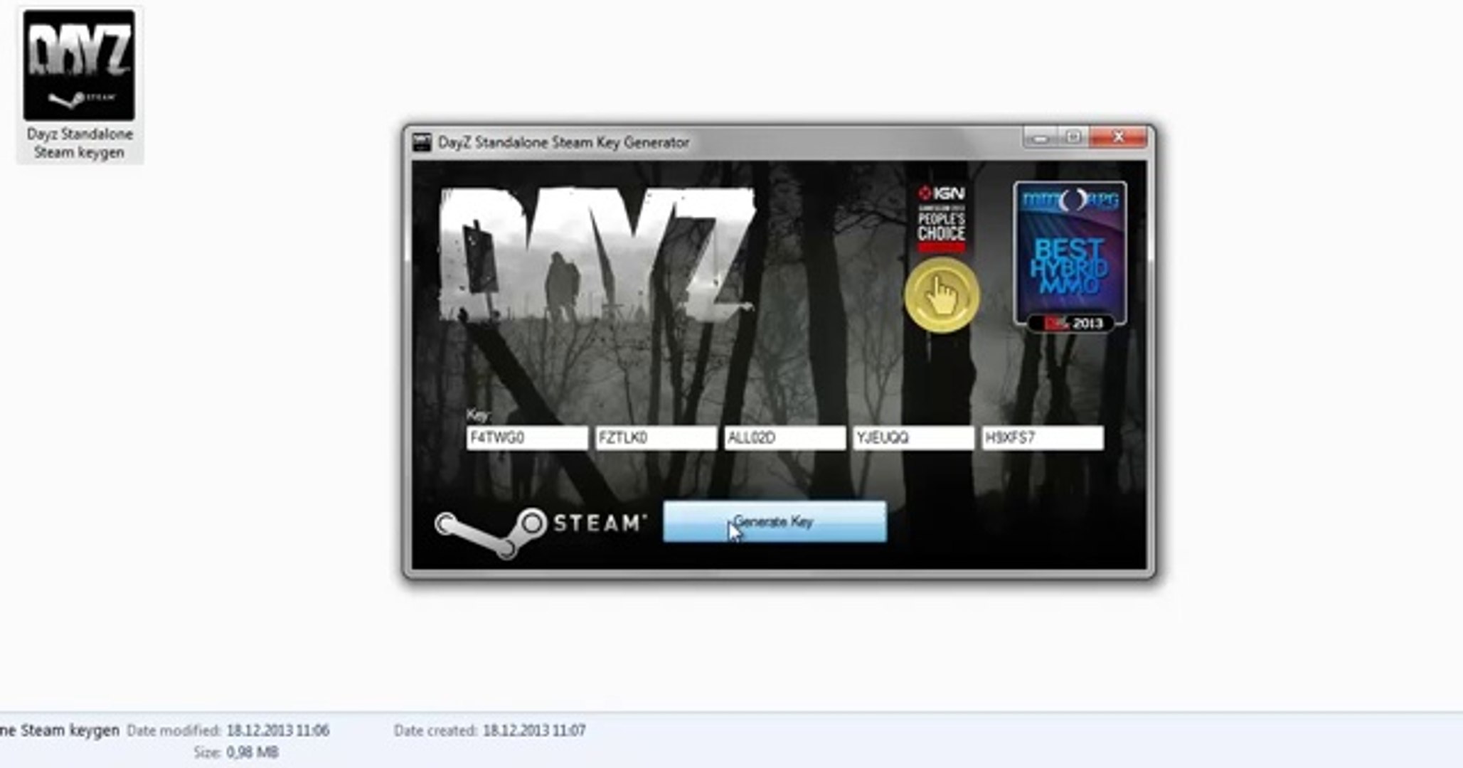 DayZ Standalone Key Generator [STEAM] - video Dailymotion
