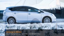 Toyota Prius Plus Hybrid im Winter-Test