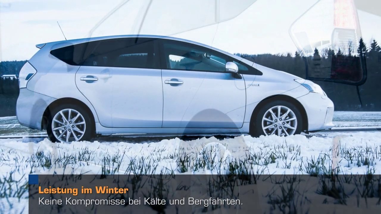 Toyota Prius Plus Hybrid im Winter-Test