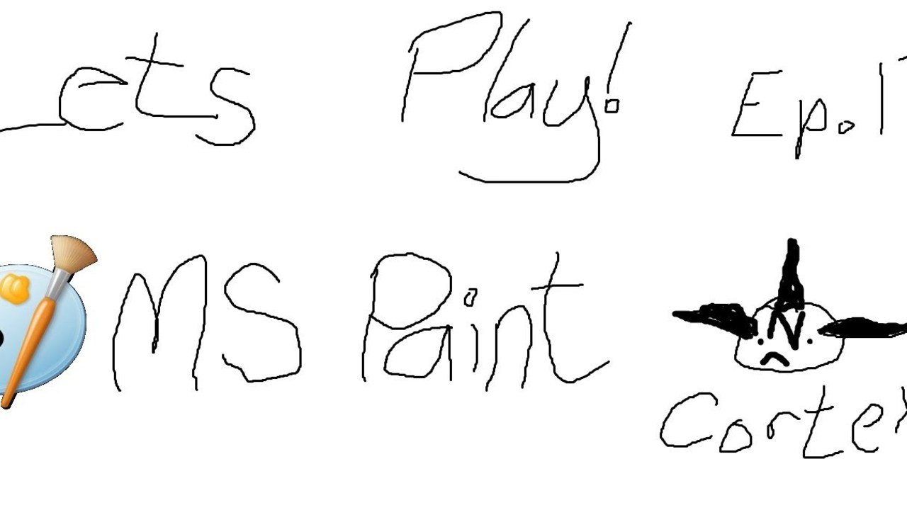 Let's Play MS Paint! Ep 17- Cortex