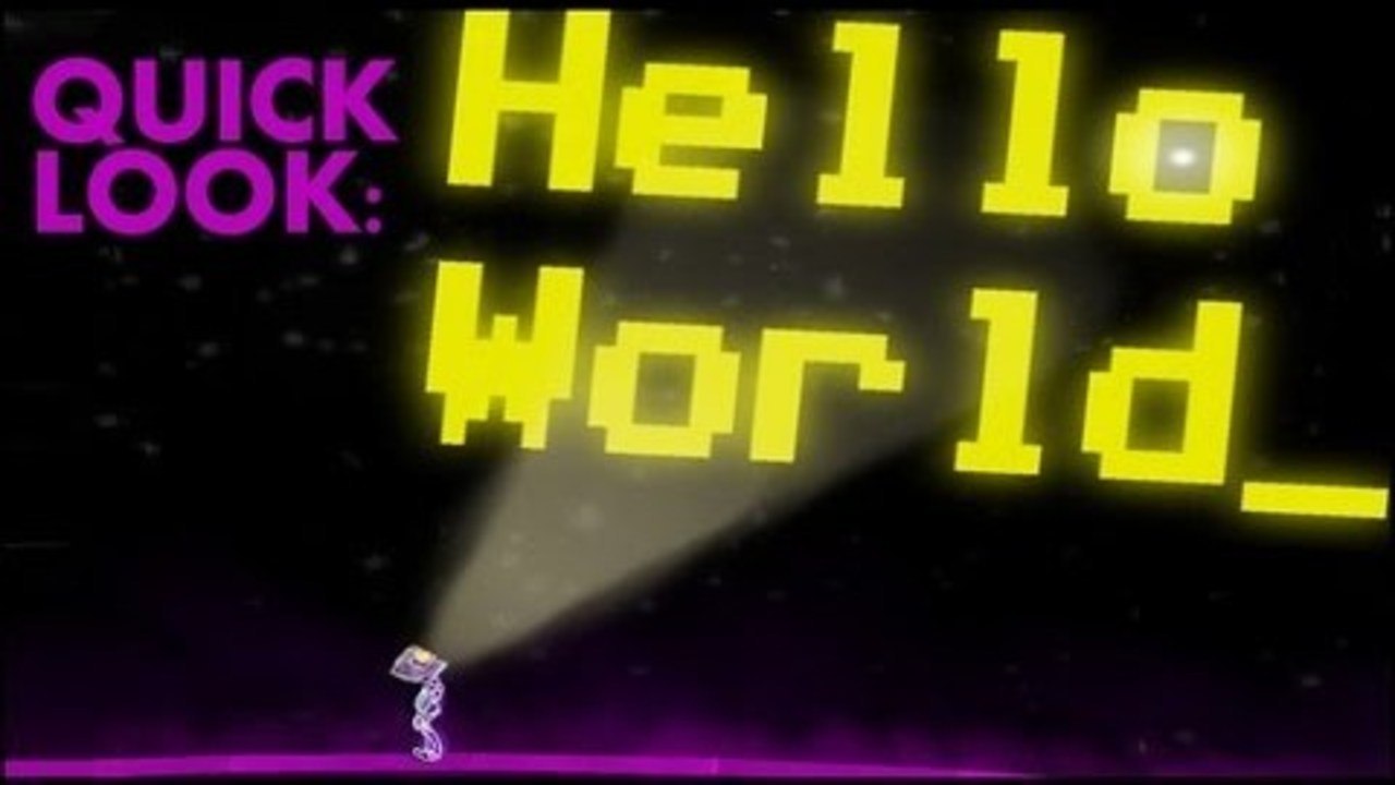 Quick Look: Hello World