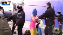 Sotchi: les policiers russes fouettent les Pussy Riot - 19/02