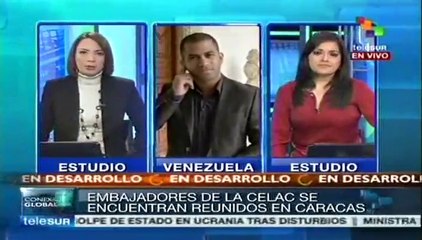 Agradece Elías Jaua a embajadores de Celac por apoyo a chavismo