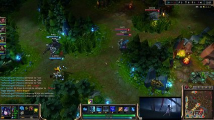 Tioger on League of Legend Stream Fr