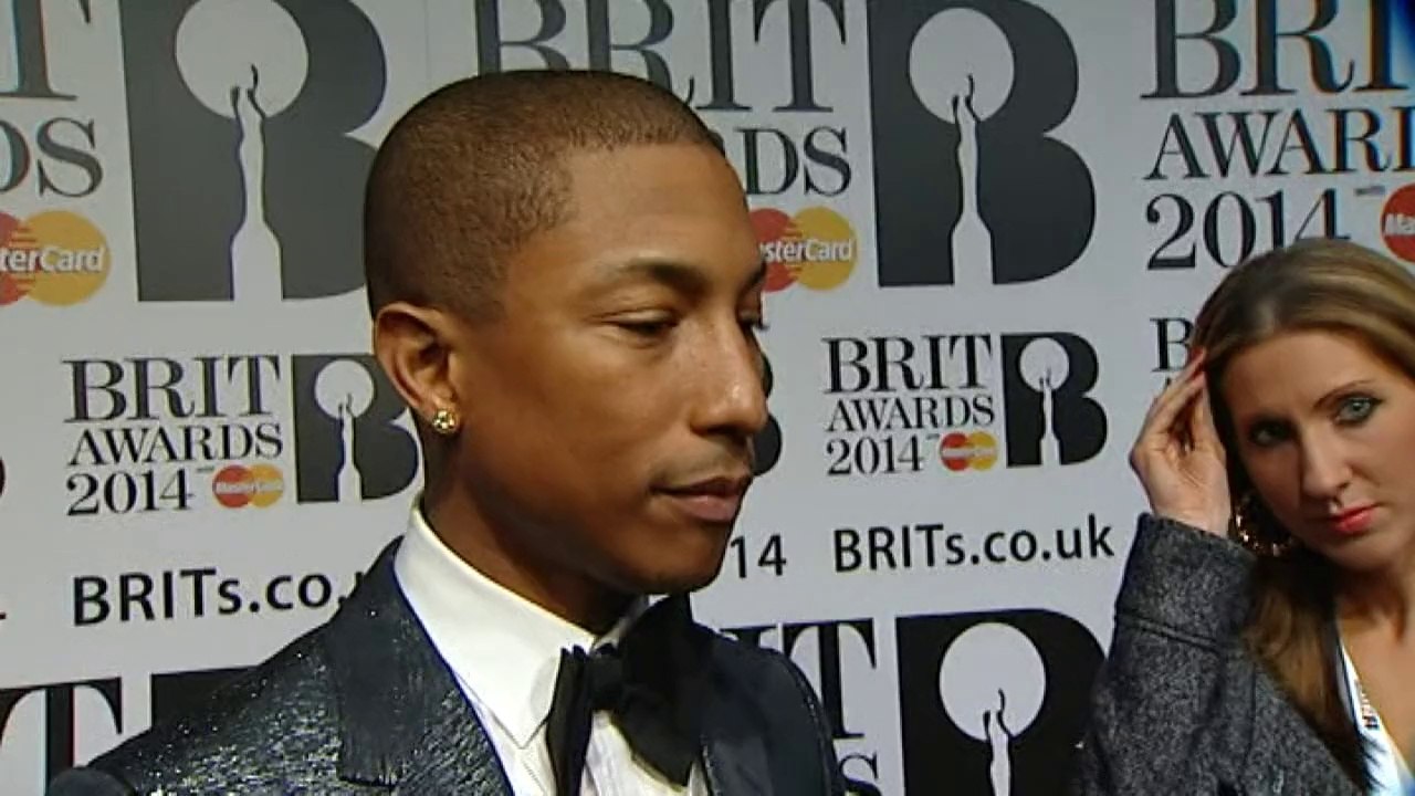 Brit Awards 2014: Pharrell Williams talks Beyonce and Bowie
