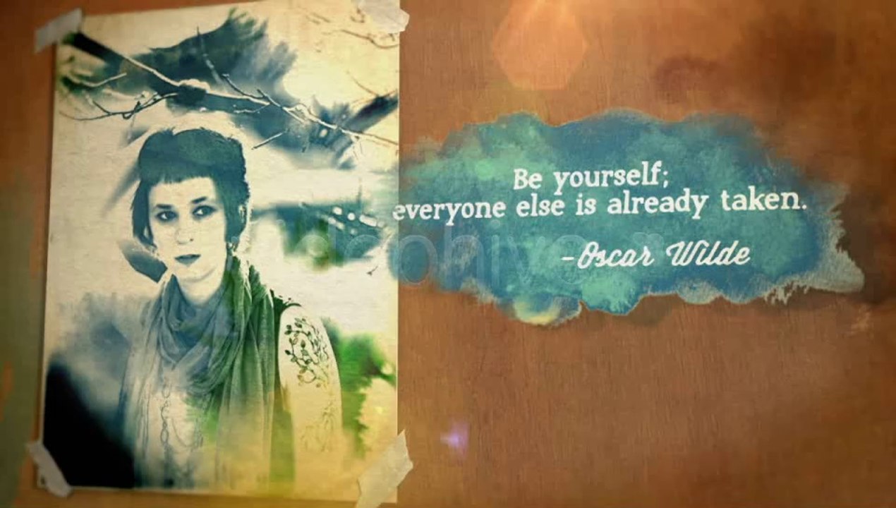 Watercolor Quotes Portrait