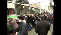 Ukraine protests spread to Polish border