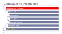 Learn French #Unit 14 #Lesson Q = Conjugaisons irrégulières = Verbes en =eler