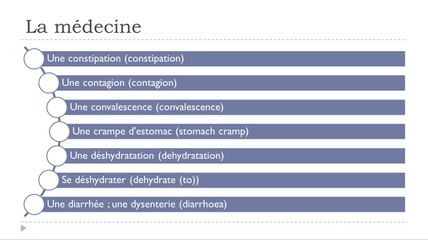 Learn French #Unit 14 #Lesson D = La médecine #3 = Les maladies