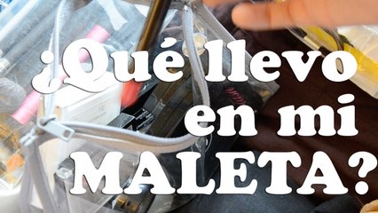 ¿QUÉ LLEVO EN MI MALETA? | Ale90cb