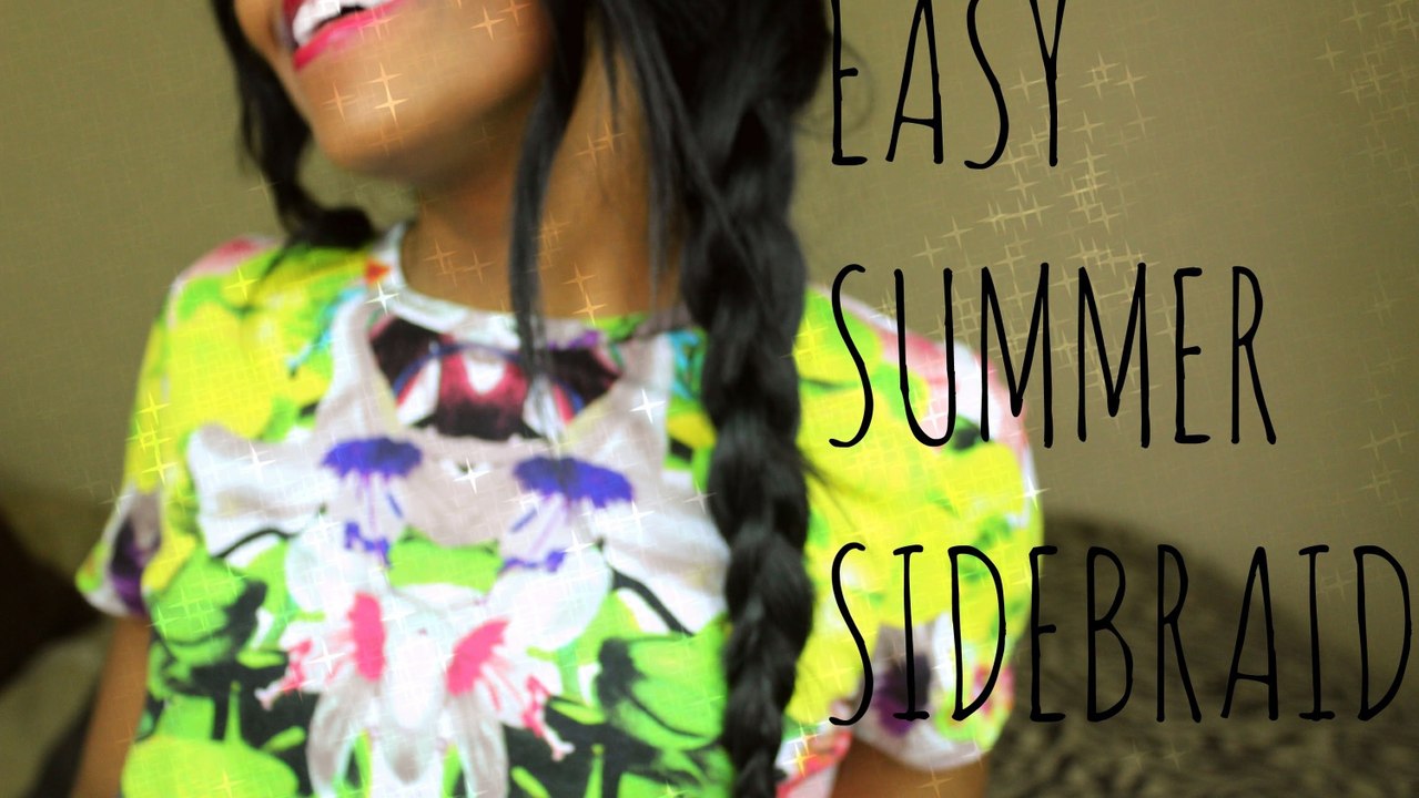 Easy Summer Sidebraid ☆