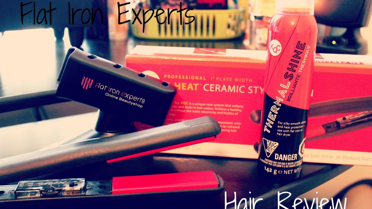 Review | KQC X-Heat Ceramic Flat Iron + How to curl hair w/ flat iron