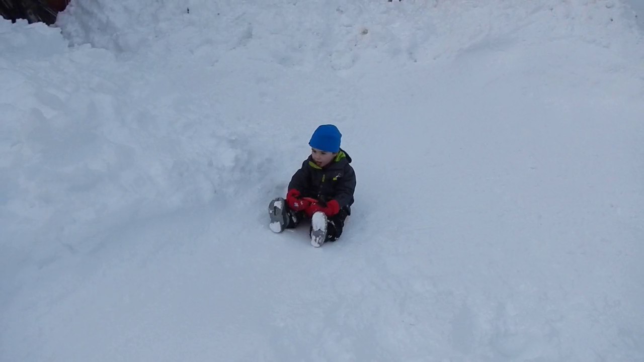 Grégoire en luge