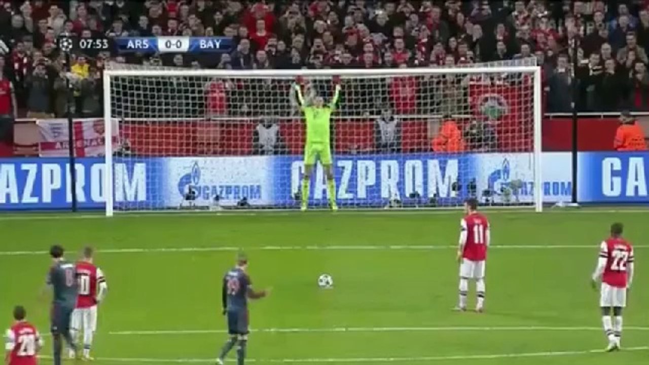 Arsenal Londyn - Bayern München 0:2 All Goals & Highlights (19.02.2014)