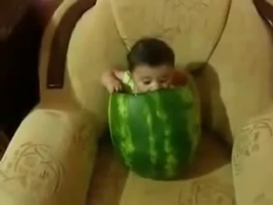 Funny Baby Videos - Baby Eating Watermelon - Cute Baby Eats A Melon - video  Dailymotion