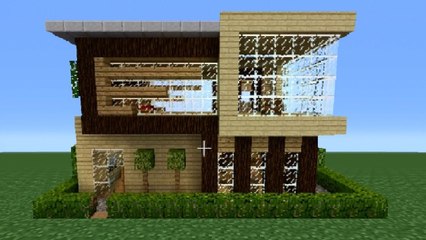 Minecraft 360: Modern House Tutorial (House Number 3)