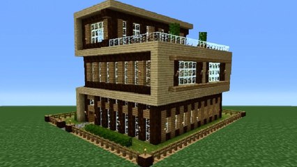 Minecraft 360: Modern House Tutorial (House Number 4)