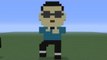 Minecraft Pixel Art: Psy Gangam Style Tutorial