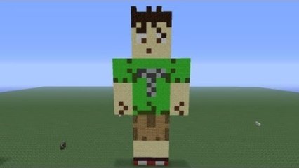 Minecraft Pixel Art: Tobuscus Tutorial