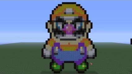 Minecraft Pixel Art: Wario Sprite Tutorial