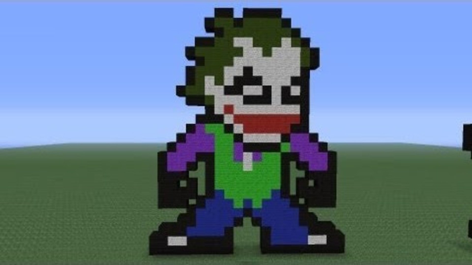 pixel art minecraft batman