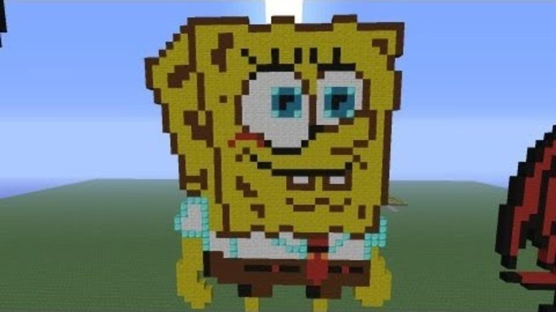 Featured image of post Minecraft Pixel Art Spongebob : Comment your build request in the comments for a chance to have a shoutout!