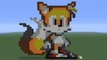Minecraft Pixel Art: Tails Tutorial