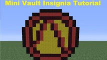 Minecraft Pixel Art: Borderlands Vault Insignia (Smaller Version) Tutorial