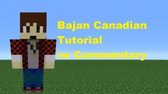 Minecraft 360: How To Make A Bajan Canadian Statue