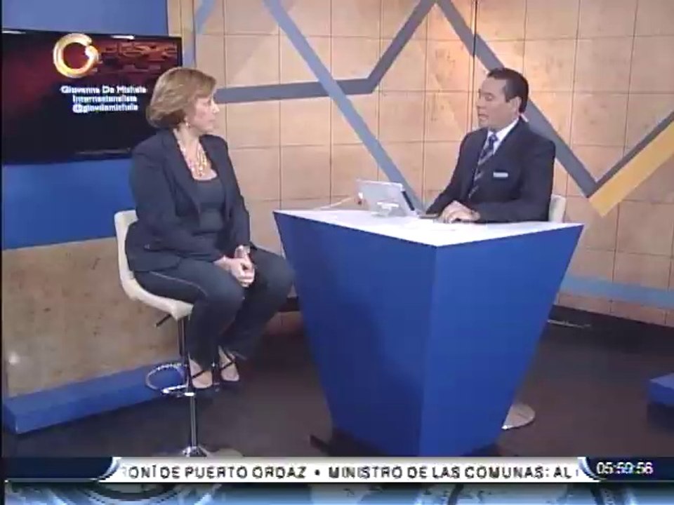 Giovanna De Michele: "el nivel de incertidumbre política en Venezuela es alto"
