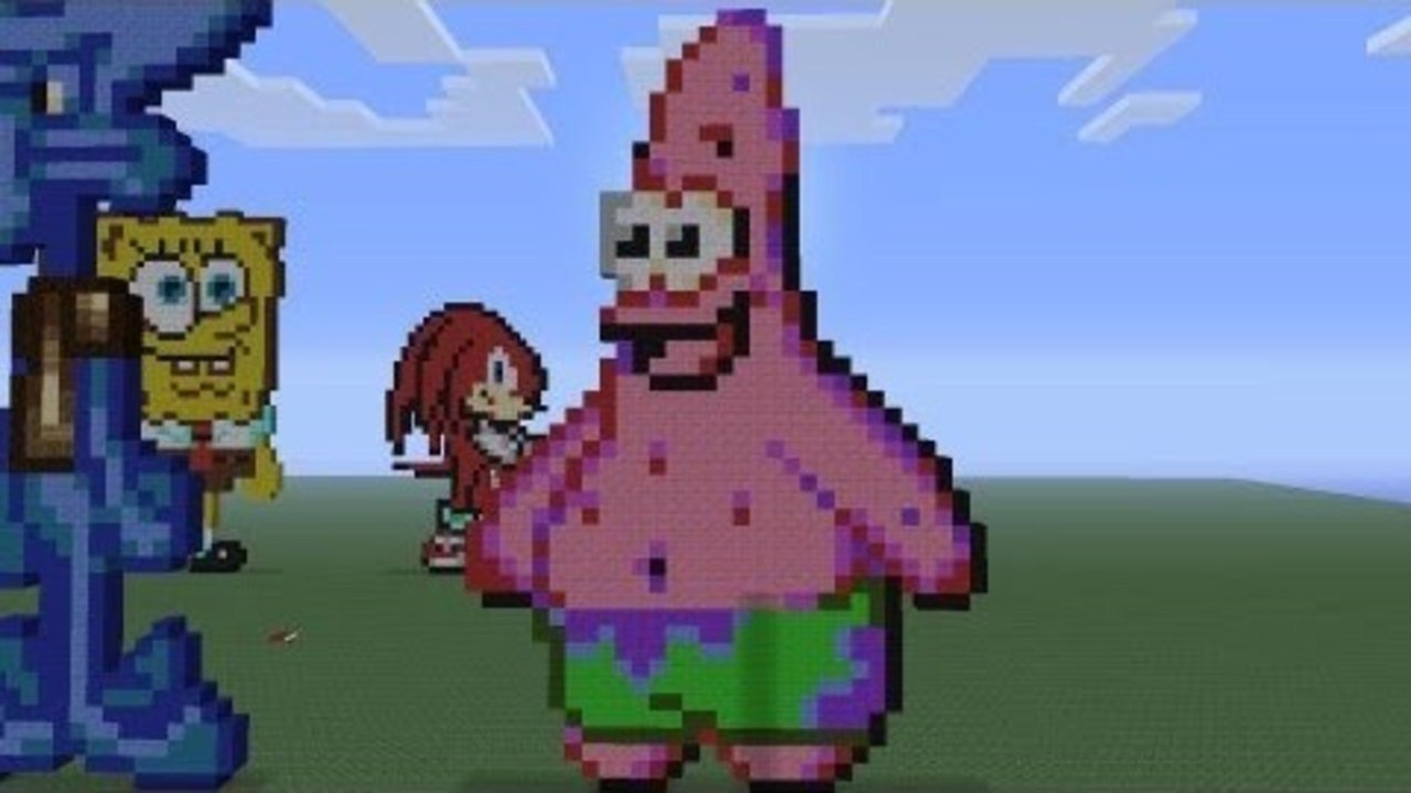 Minecraft Pixel Art: Patrick