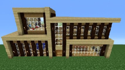 Minecraft 360: Modern House Tutorial (House Number 5)