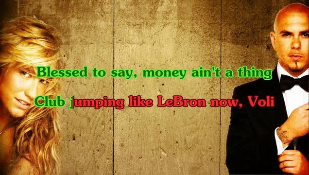 Pitbull - Timber ft. Ke$ha (Karaoke/Instrumental) with lyrics