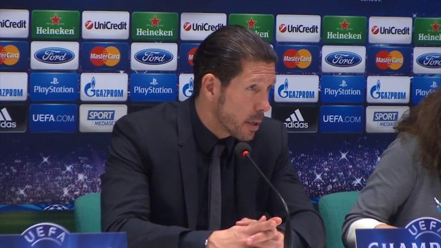 Simeone, sobre Courtois y Costa