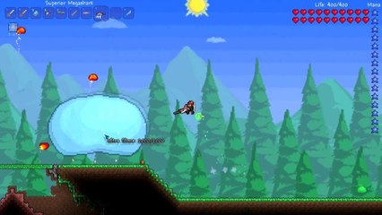 Terarria : Obsidian Mod ( ULTRA SLIME BOSS BATTLE ) 100+ new item's
