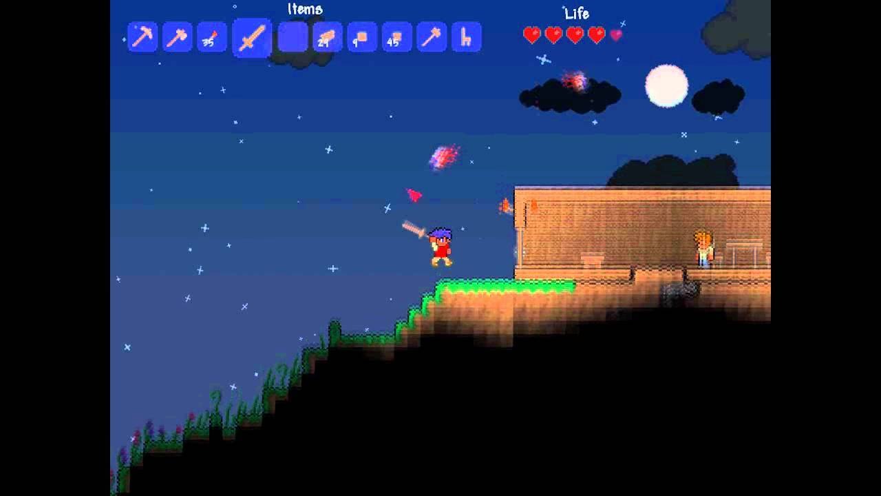 Terraria Tutorials 002: Surving the first night