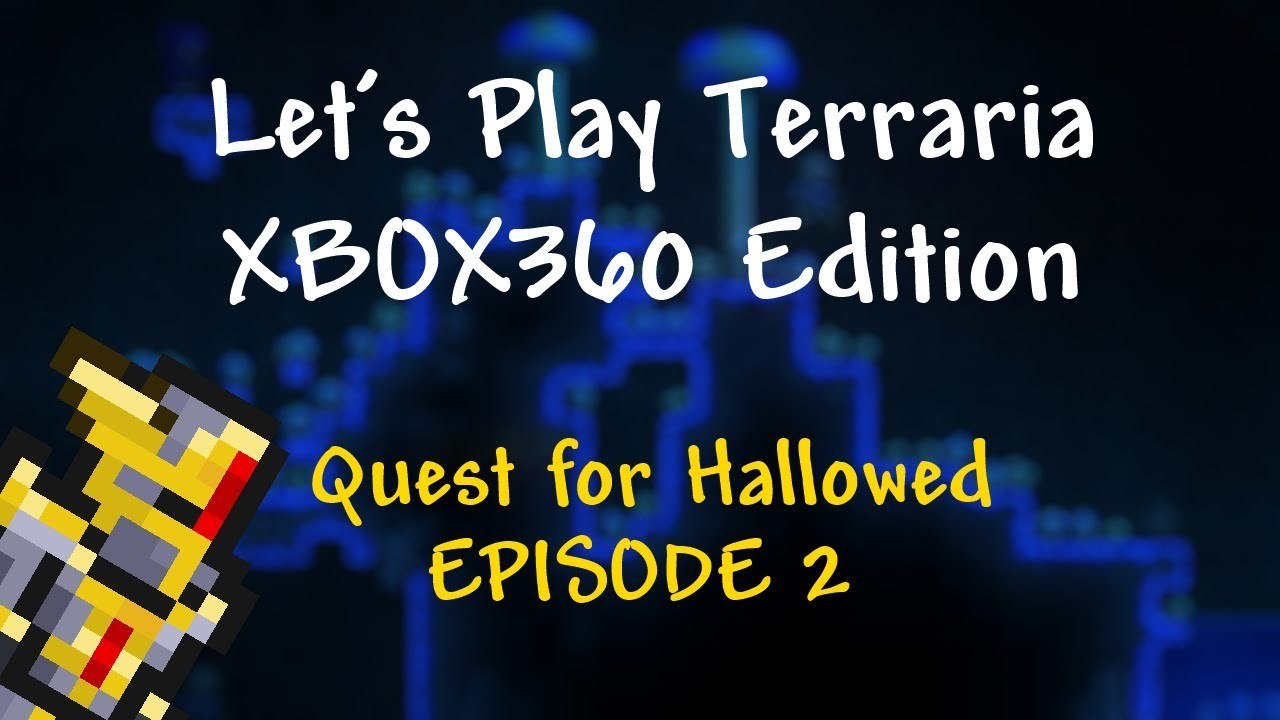 Terraria Xbox - Let's Play - Episode 2 - Defeating the Wall of Flesh w/ NEW BOW
