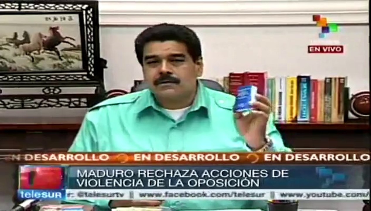 Venezuela tiene un gobierno firme, trabajando: Maduro