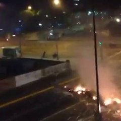 19-2-2014 Tupamaros y PNB disparan en Plaza Altamira