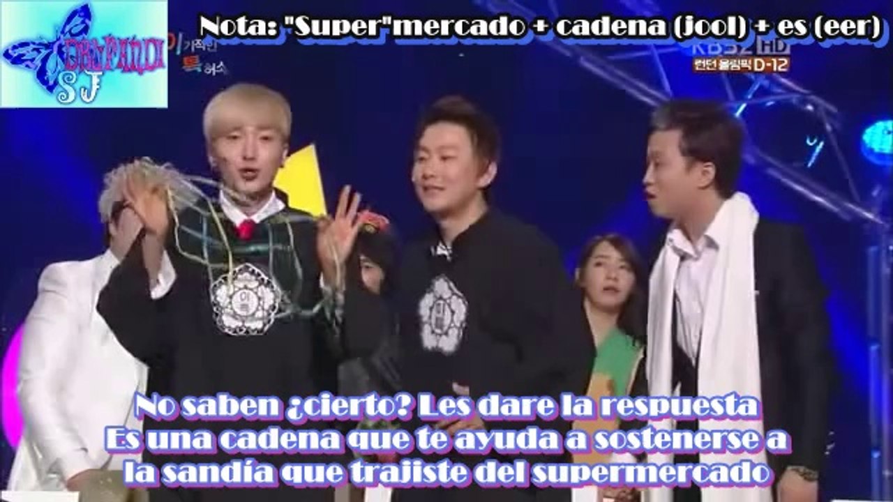 [Sub Español]  (120715) LeeTeuk @ Gag Concert (CUT)