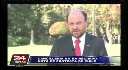 Cancillería aún no recibe nota de protesta de Chile por triángulo terrestre