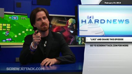 Hard News 02/19/14 - Irrational Games shuts down, Wolfenstein comes with Doom Beta, Year of Luigi - Hard News Clip