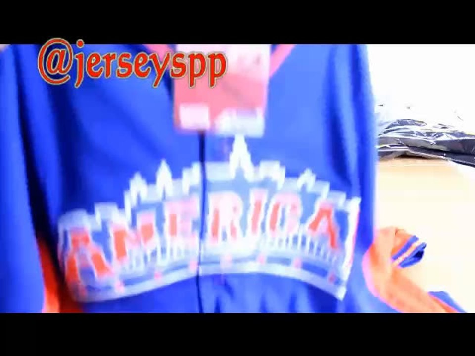 2013 MLB ALL STAR American League Boston Red Sox 15 Dustin Pedroia Blue Jerseys