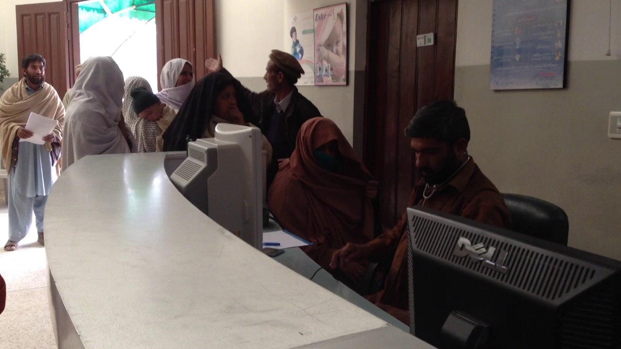 Glimpse of Nursing Counter at UM Trust- Patient records in Electronic Medical Records System