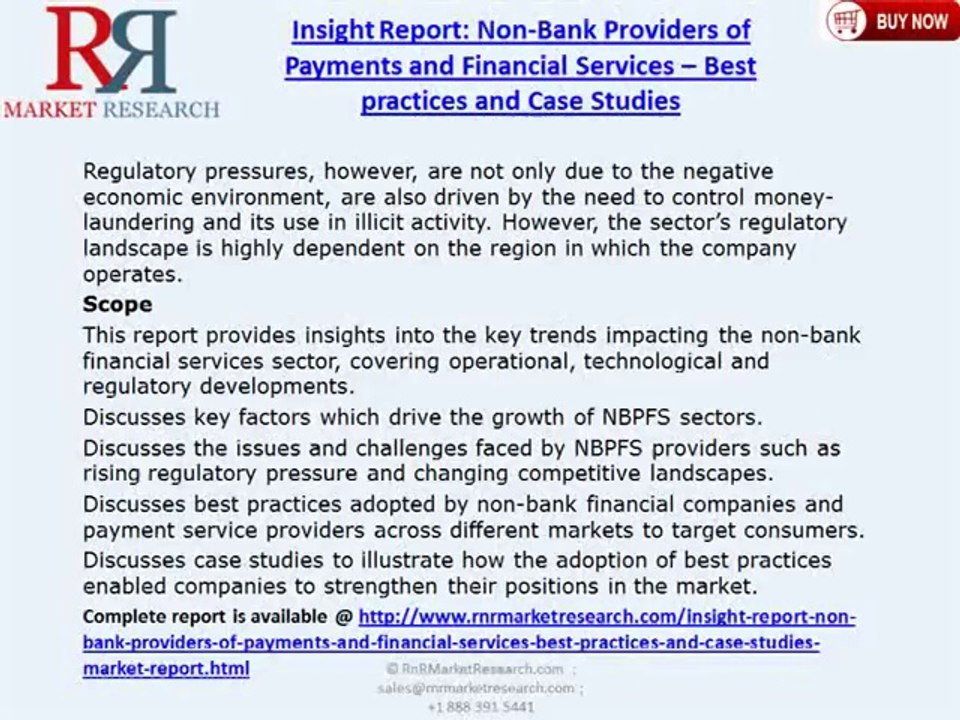 RnRMR: Non-Bank Providers of Payments and Financial Services Industry (NBPFS)