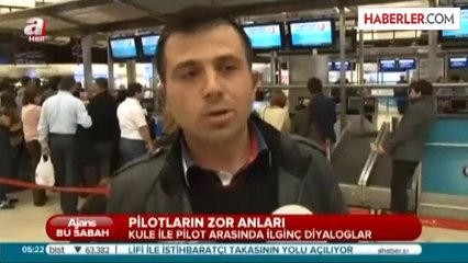Sis Hava Trafiğini Aksattı